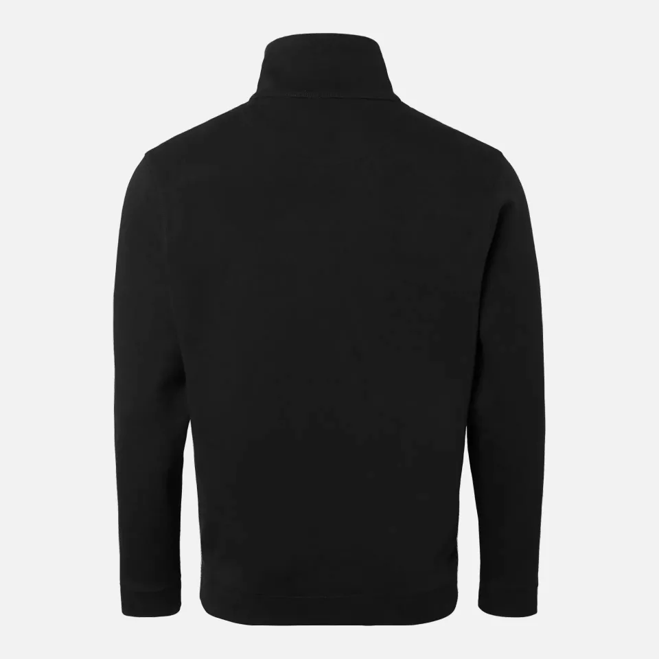 Top Swede 1000641001, Arbeits-Sweatshirt mit kurzem Reißverschluss, Schwarz, image 2, gallery thumbnail