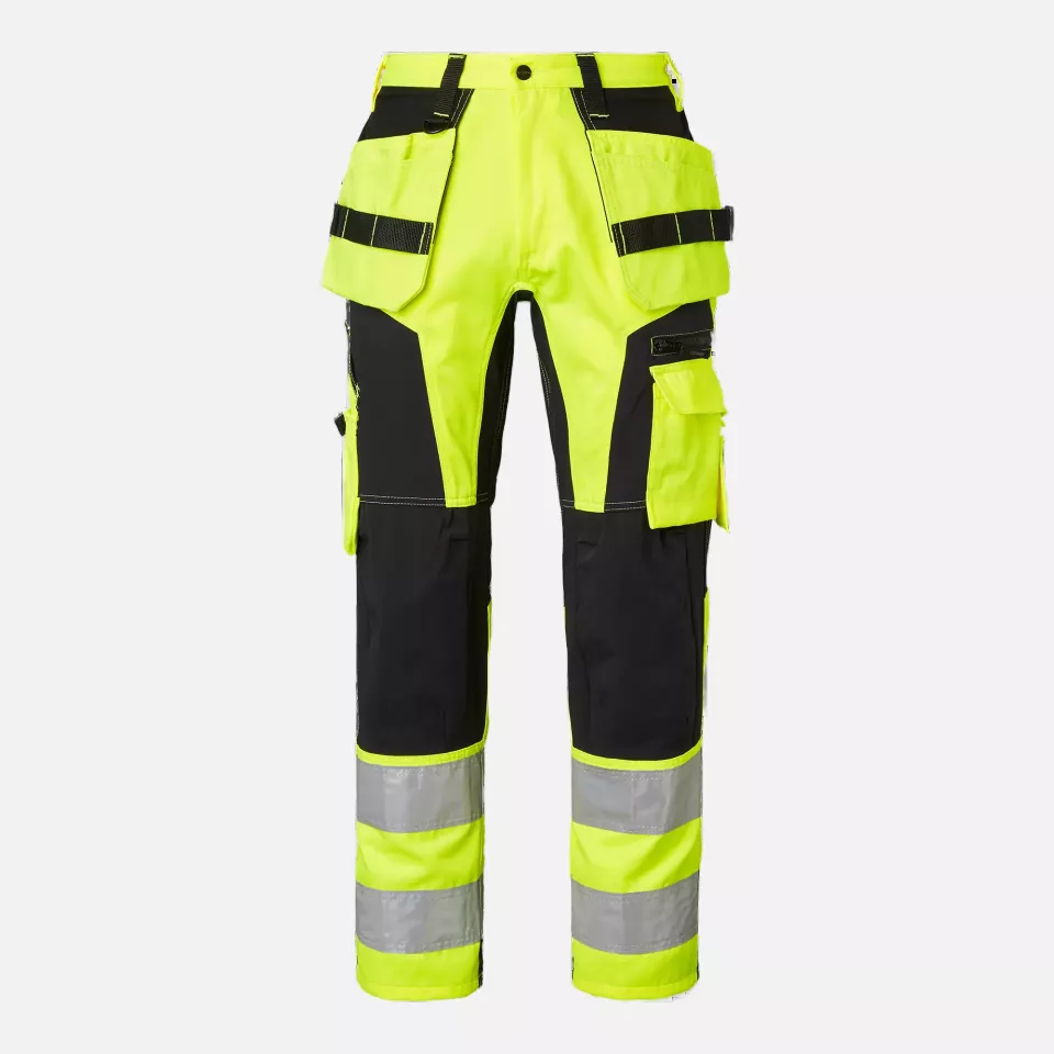 Top Swede 1000838982, Warnschutz-Handwerkerhose, Warnschutzgelb/Schwarz, image 1, gallery thumbnail
