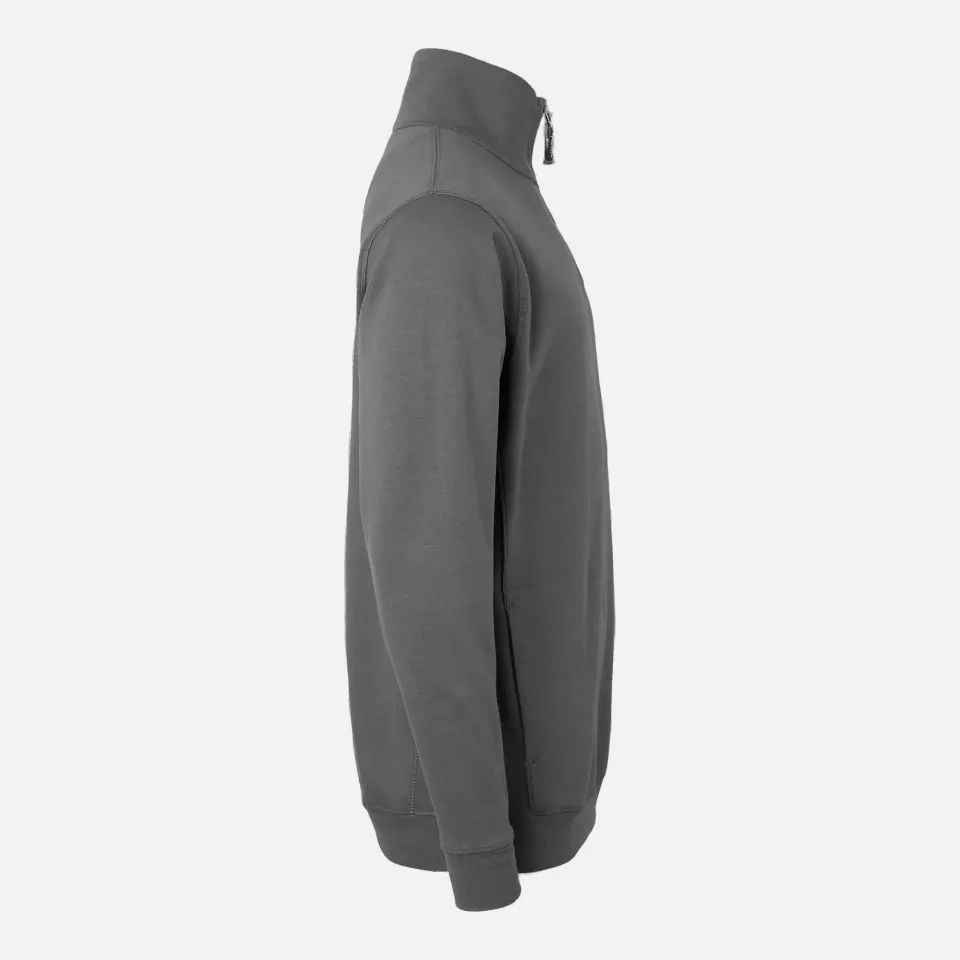 Top Swede 1000641021, Sweatshirt mit kurzem Reißverschluss, Dunkelgrau, image 3, gallery thumbnail