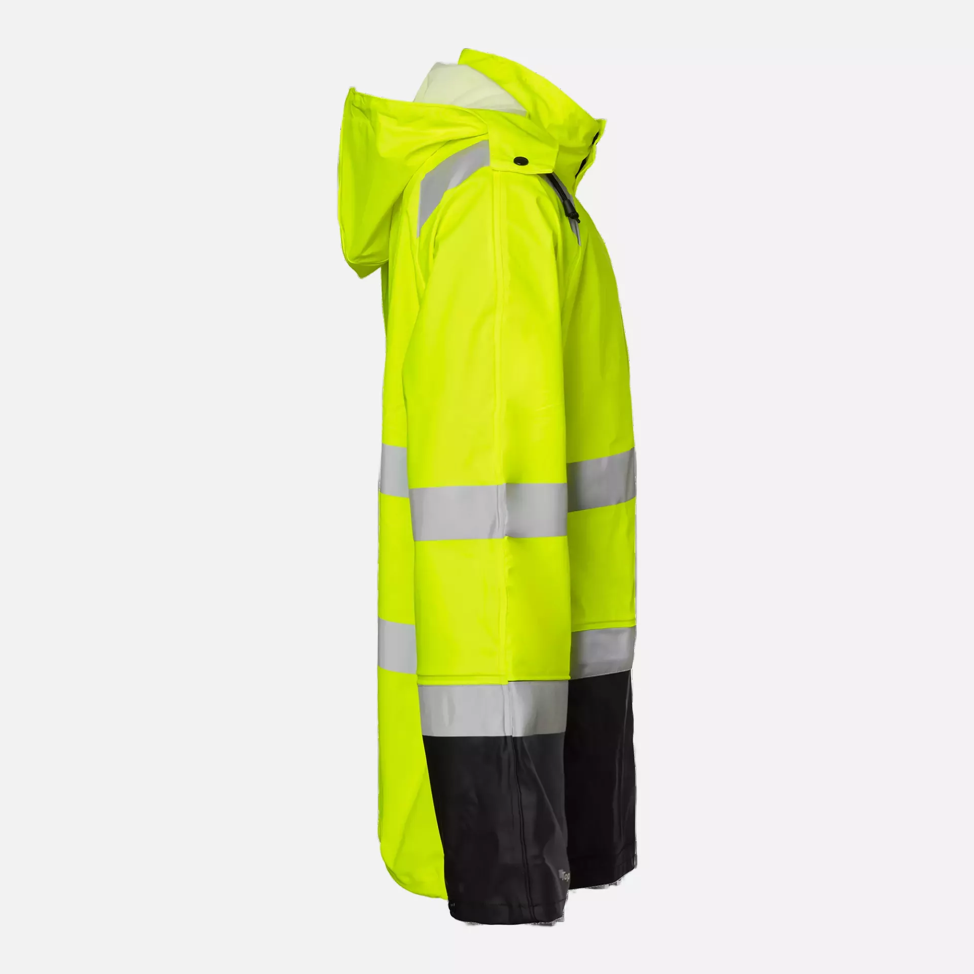 Top Swede 1000732982, High-Visibility Rain Jacket, High Vis Yellow/Black, image 3