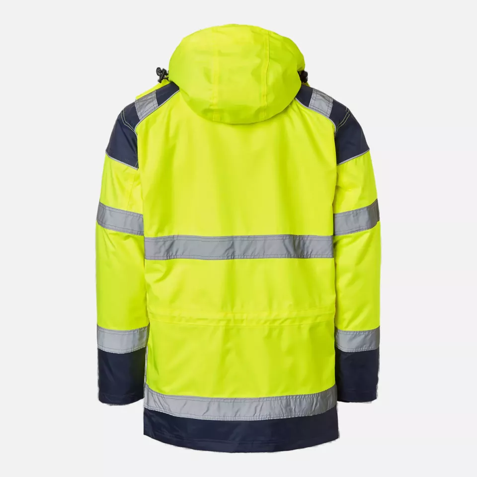 Top Swede 1000690983, Parka, High Vis Yellow/Navy, image 2, gallery thumbnail
