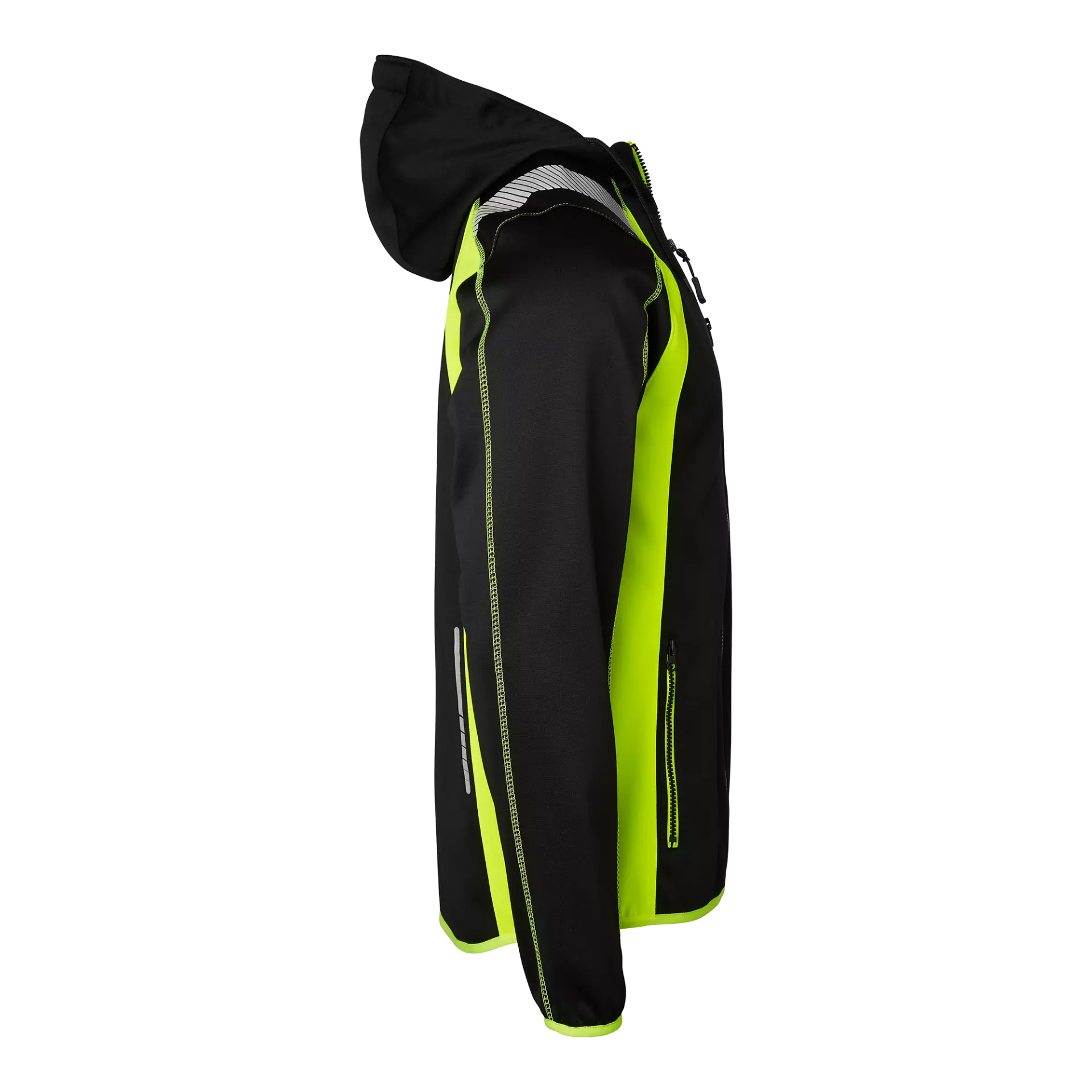 Top Swede 1000870914, Sweatjacke, Schwarz/Fluorgelb, image 3