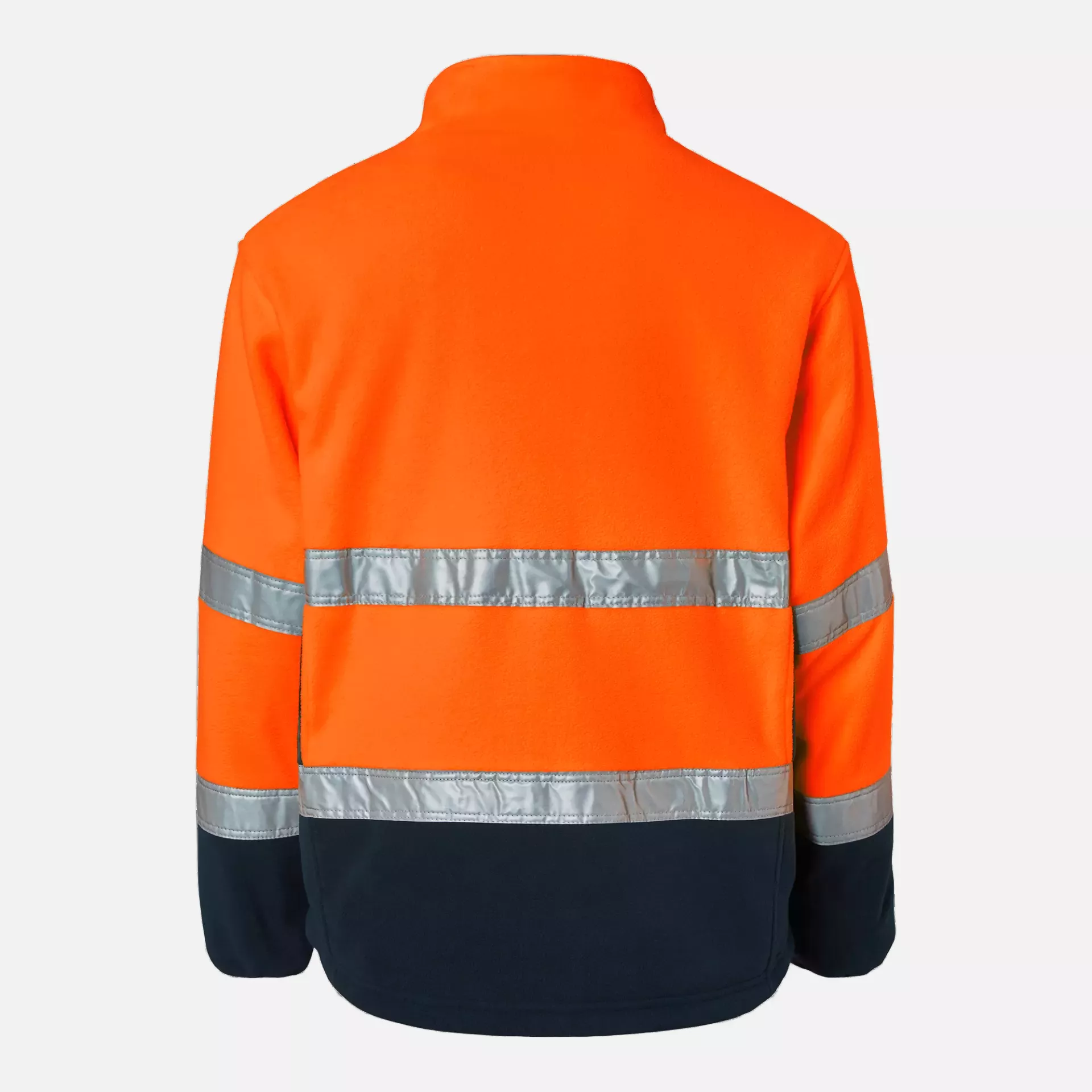 Top Swede 1000859991, High-Visibility Fleece Jacket, Orange/Navy, image 2