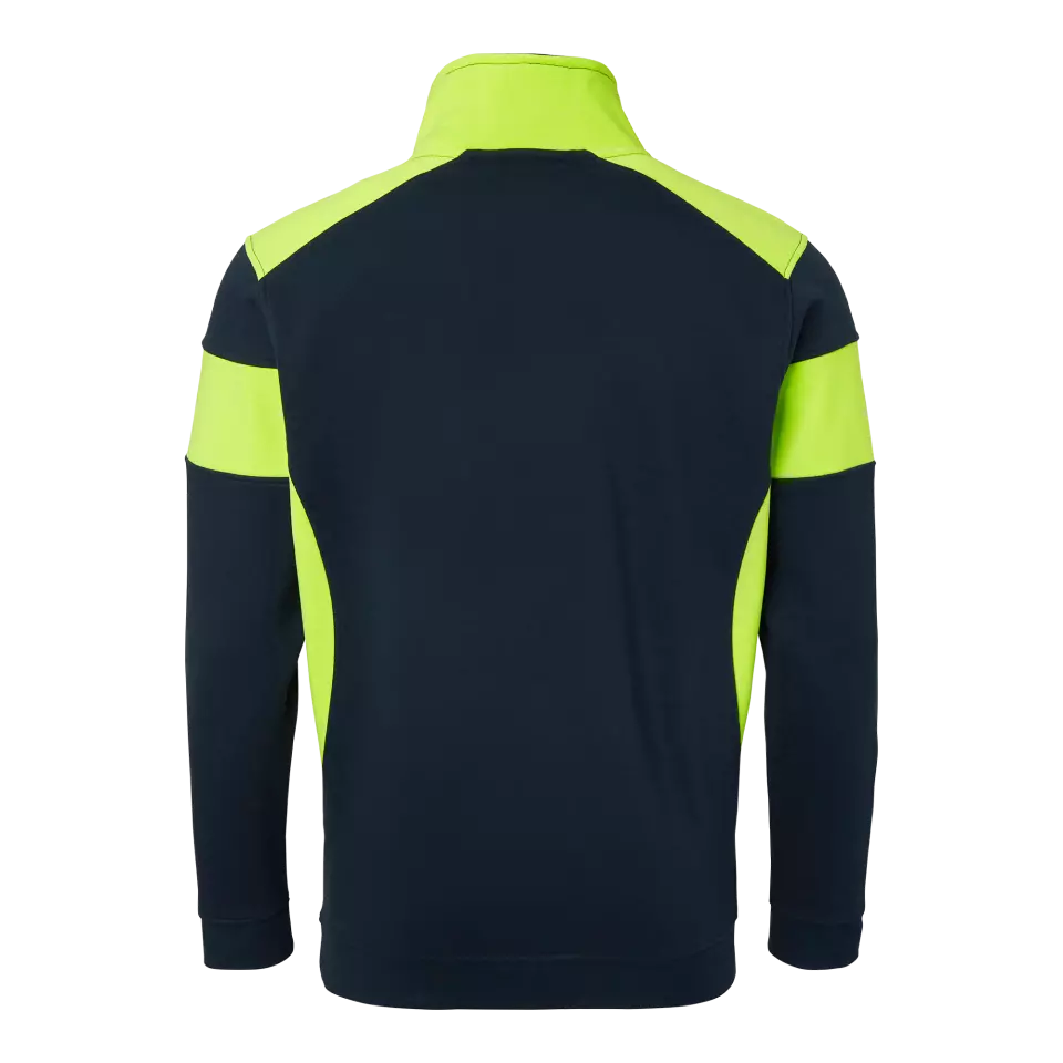 Top Swede 1000666960, Sweat Jacket, Navy/Yellow, image 2, gallery thumbnail