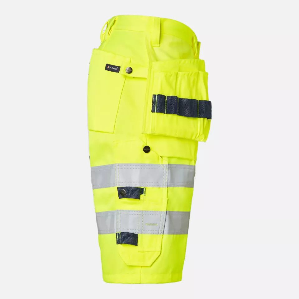 Top Swede 1000739712, Work Shorts, High Vis Yellow, image 3, gallery thumbnail