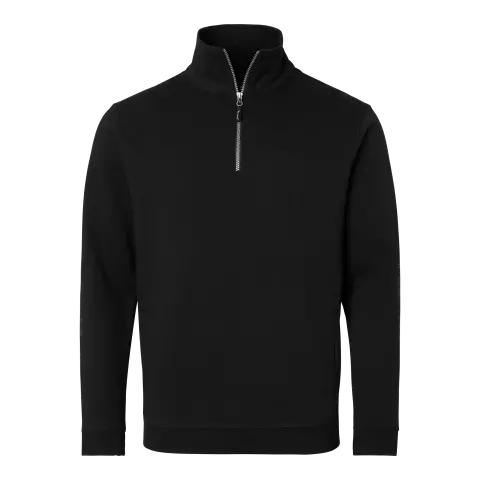 Top Swede Work Shirt Quarter-zip, Black