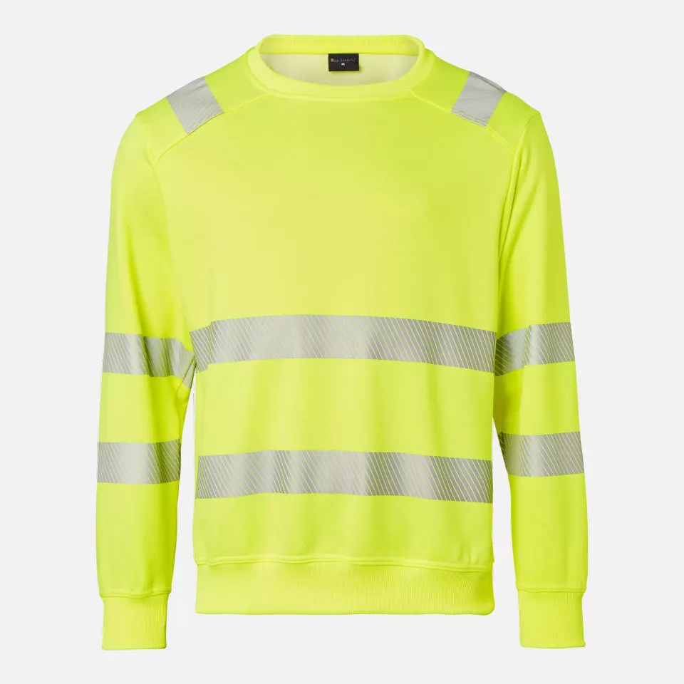 Top Swede 1000862712, High-Visibility Sweatshirt, High Vis Yellow, image 1, gallery thumbnail