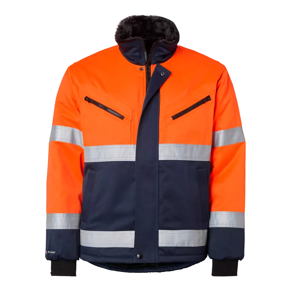 Top Swede 1000934991, Jacket, Fluorescent Orange/Navy, image 1, gallery thumbnail