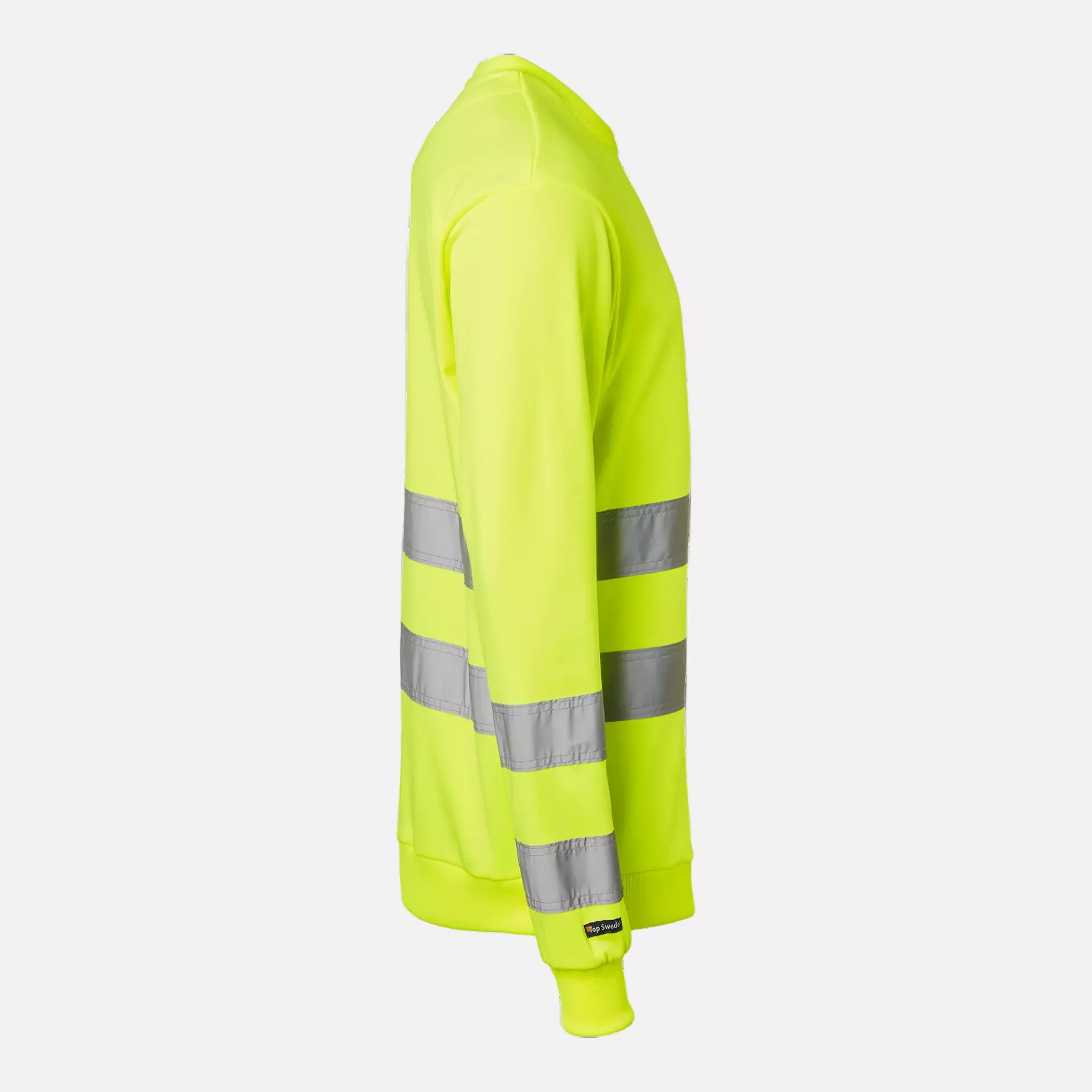 Top Swede 1000917712, High-Visibility Sweatshirt, High Vis Yellow, image 3