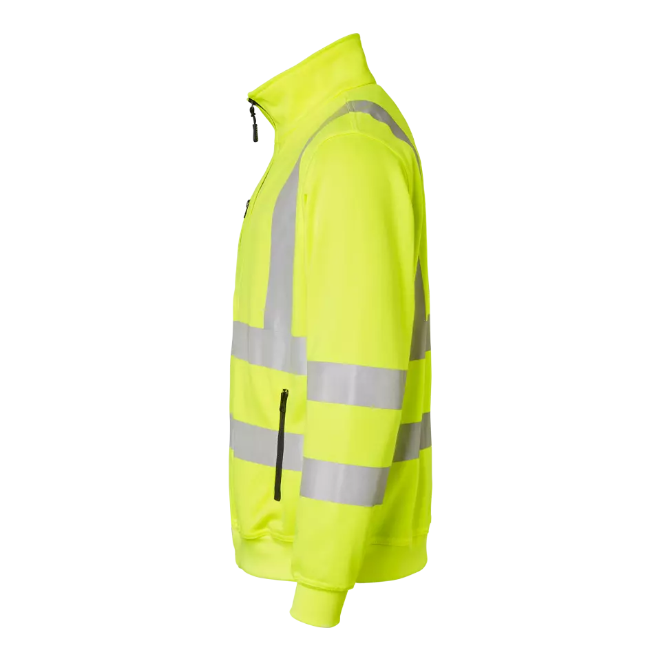 Top Swede 1000727712, High-Visibility Sweat Jacket, High Vis Yellow, image 4, gallery thumbnail