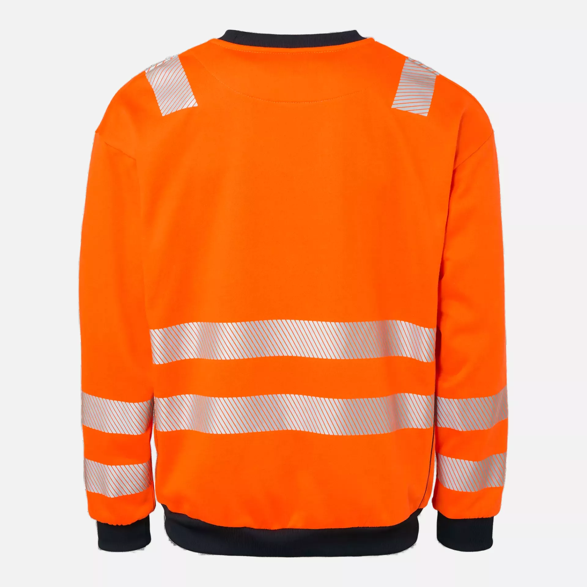 Top Swede 1000740811, High-Visibility Sweatshirt, High Vis Orange/Black, image 2