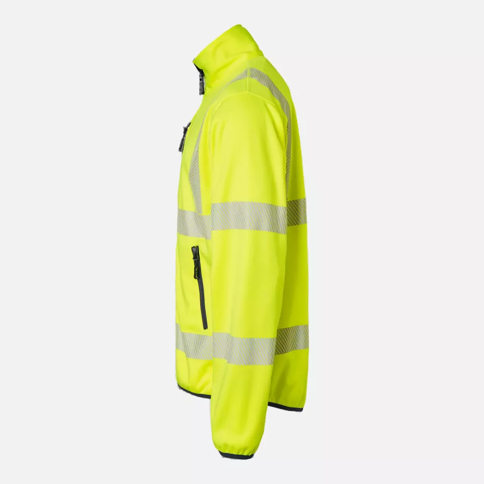 Top Swede 1000985983, Warnschutz-Softshelljacke, Warnschutz-Gelb/Marine, image 4, gallery thumbnail