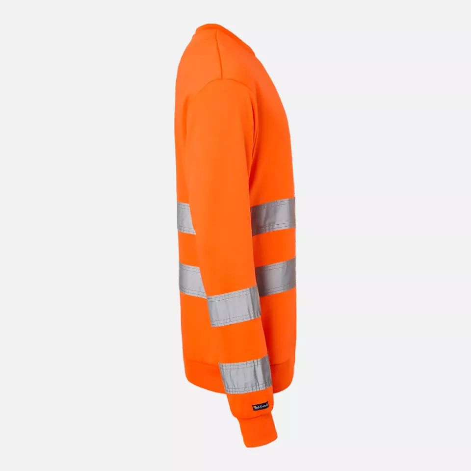 Top Swede 1000917811, Warnschutz-Sweatjacke, Warnorange, image 3, gallery thumbnail