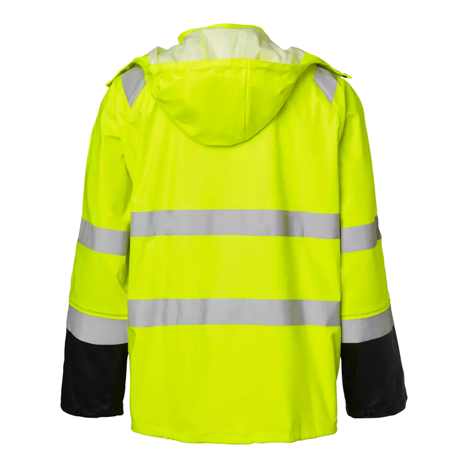 Top Swede 1000732982, High-Visibility Rain Jacket, High Vis Yellow/Black, image 2, gallery thumbnail
