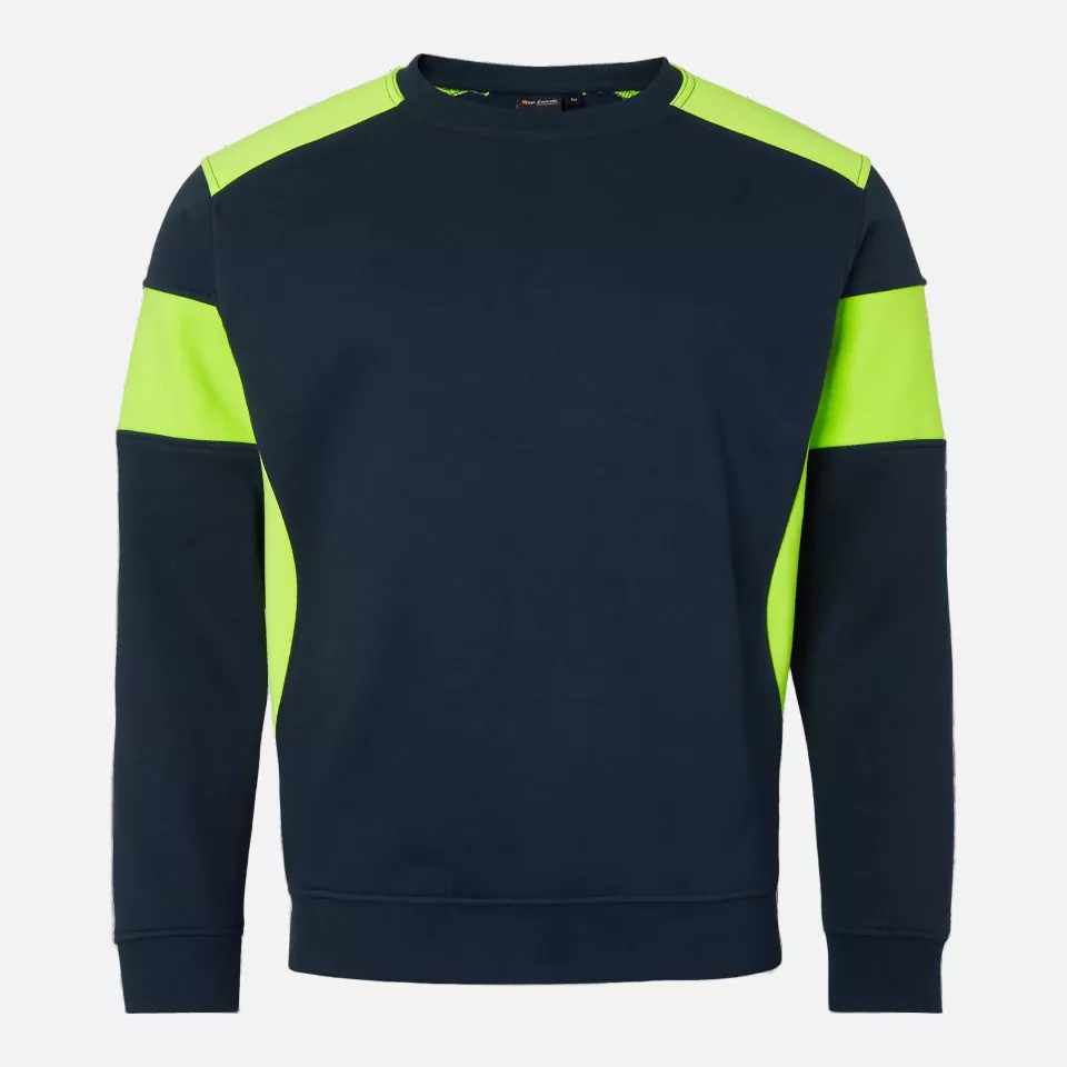 Top Swede 1000665960, Sweatshirt, Navy/High Vis Yellow, image 1, gallery thumbnail