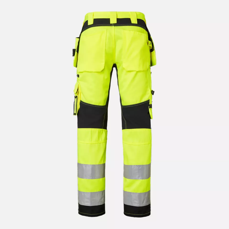 Top Swede 1000838982, Warnschutz-Handwerkerhose, Warnschutzgelb/Schwarz, image 2, gallery thumbnail