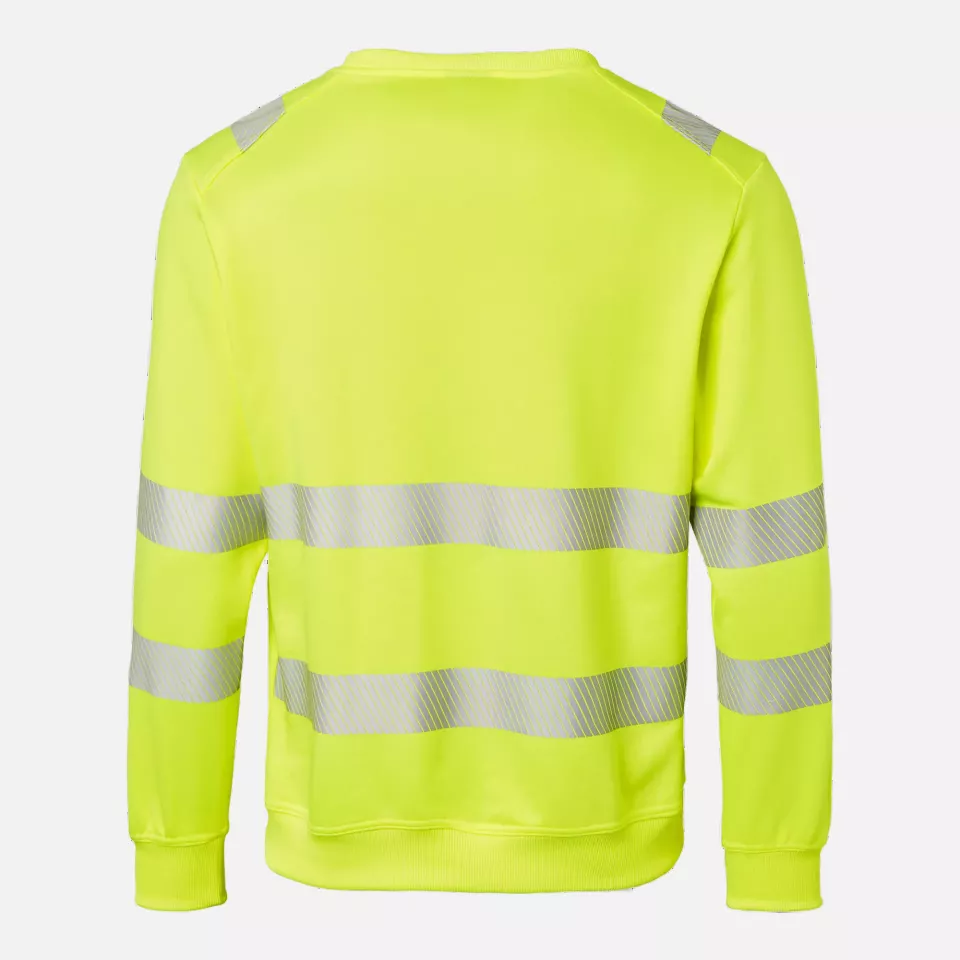 Top Swede 1000862712, High-Visibility Sweatshirt, High Vis Yellow, image 2, gallery thumbnail