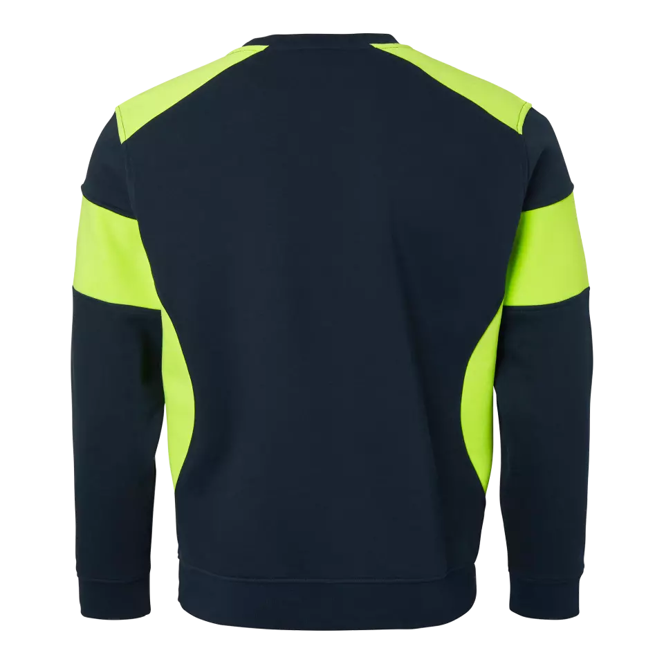 Top Swede 1000665960, Sweatshirt, Navy/High Vis Yellow, image 2, gallery thumbnail