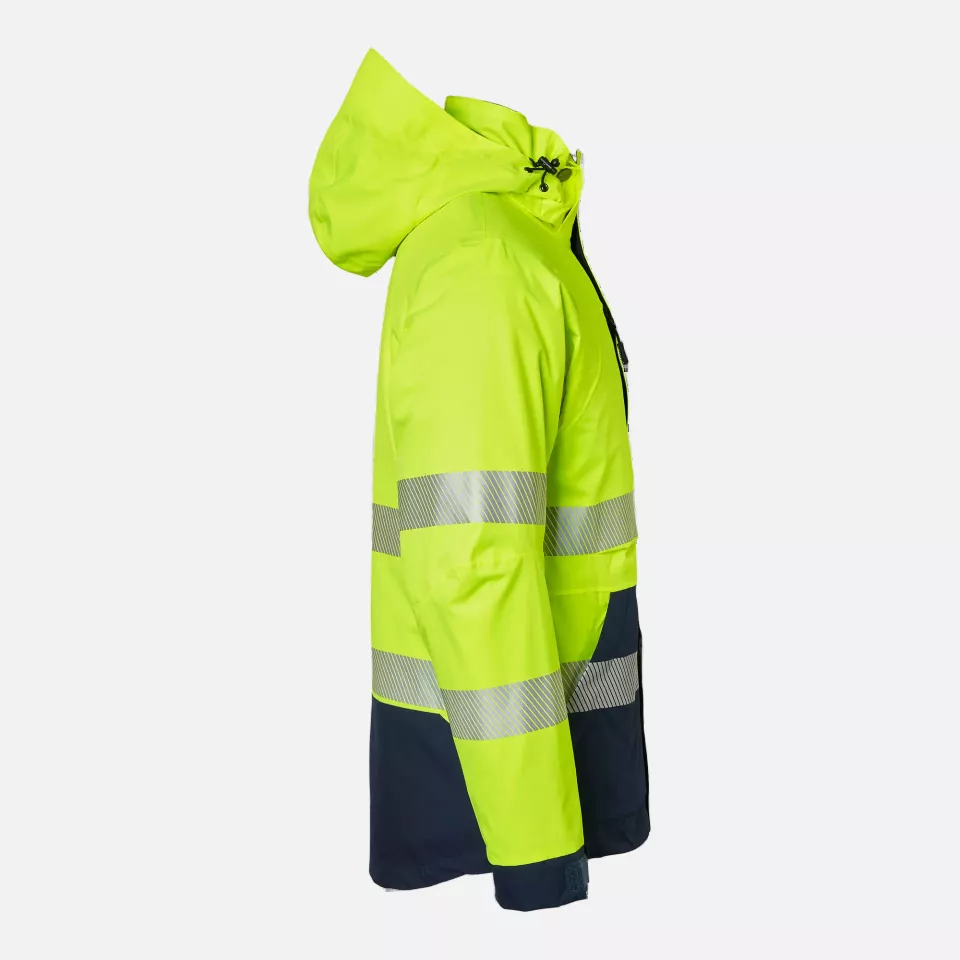 Top Swede 1000691983, Work Jacket, High Vis Yellow/Navy, image 3, gallery thumbnail