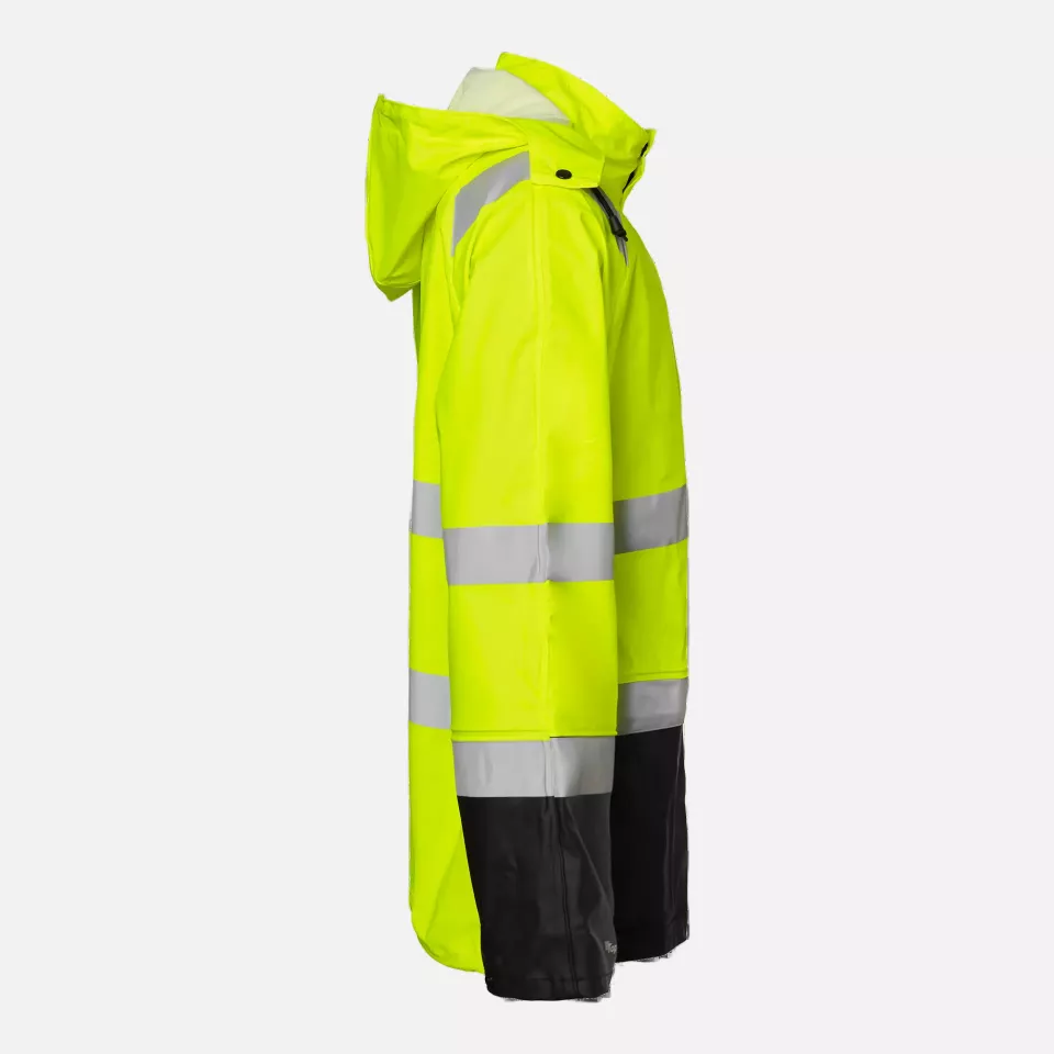 Top Swede 1000732982, High-Visibility Rain Jacket, High Vis Yellow/Black, image 3, gallery thumbnail
