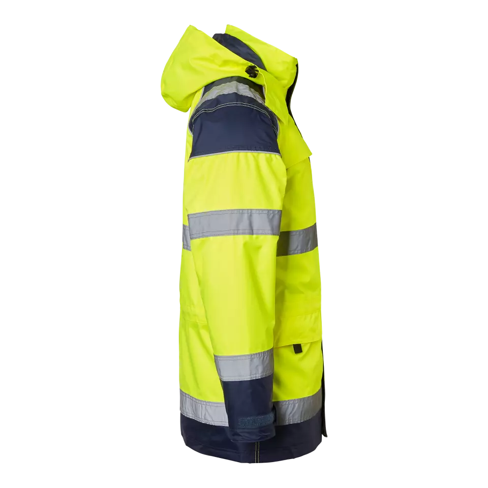 Top Swede 1000690983, Parka, High Vis Yellow/Navy, image 3, gallery thumbnail