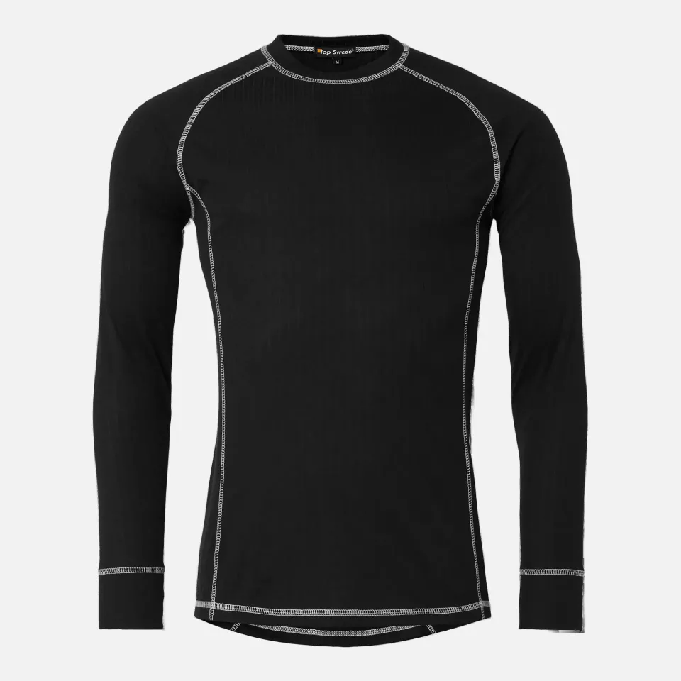 Top Swede 1001001001, Base Layer Set, Black, image 1, gallery thumbnail