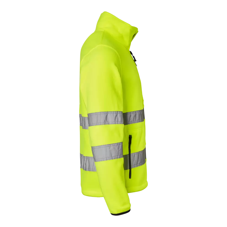 Top Swede 1000924712, High-Visibility Fleece Jacket, High Vis Yellow, image 3, gallery thumbnail