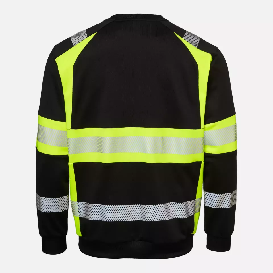 Top Swede 1001888914, Warnschutz-Sweatshirt, Schwarz/Gelb, image 2, gallery thumbnail