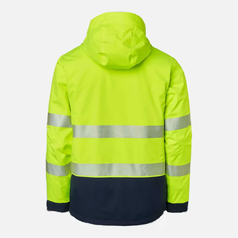 Top Swede 1000691983, Work Jacket, High Vis Yellow/Navy, image 2, gallery thumbnail