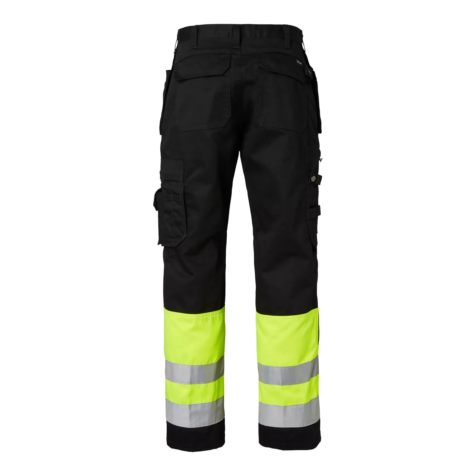 Top Swede 1000825914, Craftsmen Trousers High-Visibility, Black/High Vis Yellow, image 2