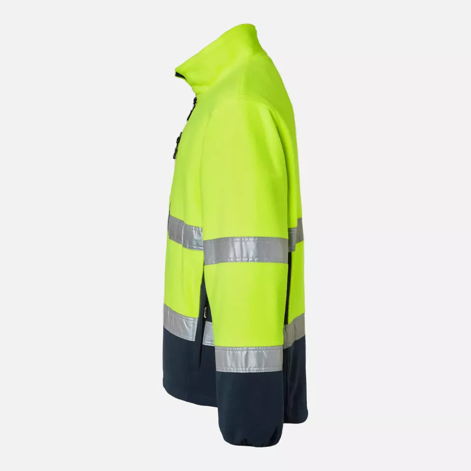 Top Swede 1000859983, Warnschutz-Fleecejacke, Gelb/Marine, image 4, gallery thumbnail