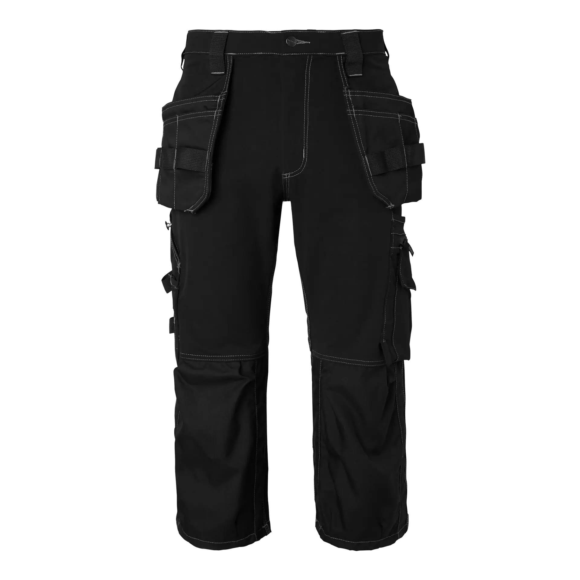 Top Swede 1000880001, Craftsmen 3/4 Trousers, Black