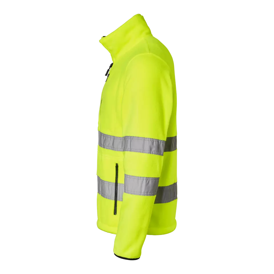 Top Swede 1000924712, High-Visibility Fleece Jacket, High Vis Yellow, image 4, gallery thumbnail