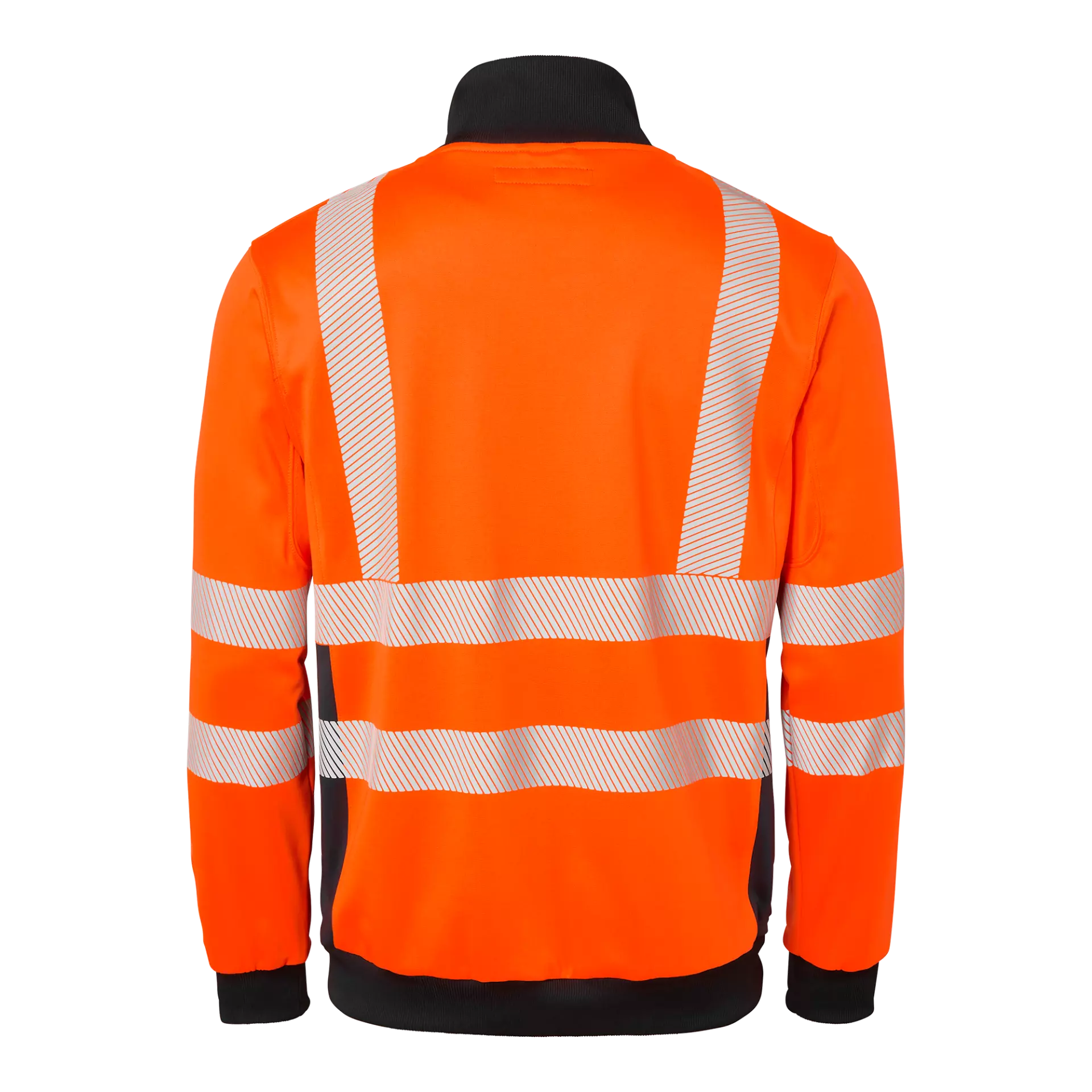 Top Swede 1000712991, High-Visibility Sweat Jacket, High Vis Orange/Navy, image 2