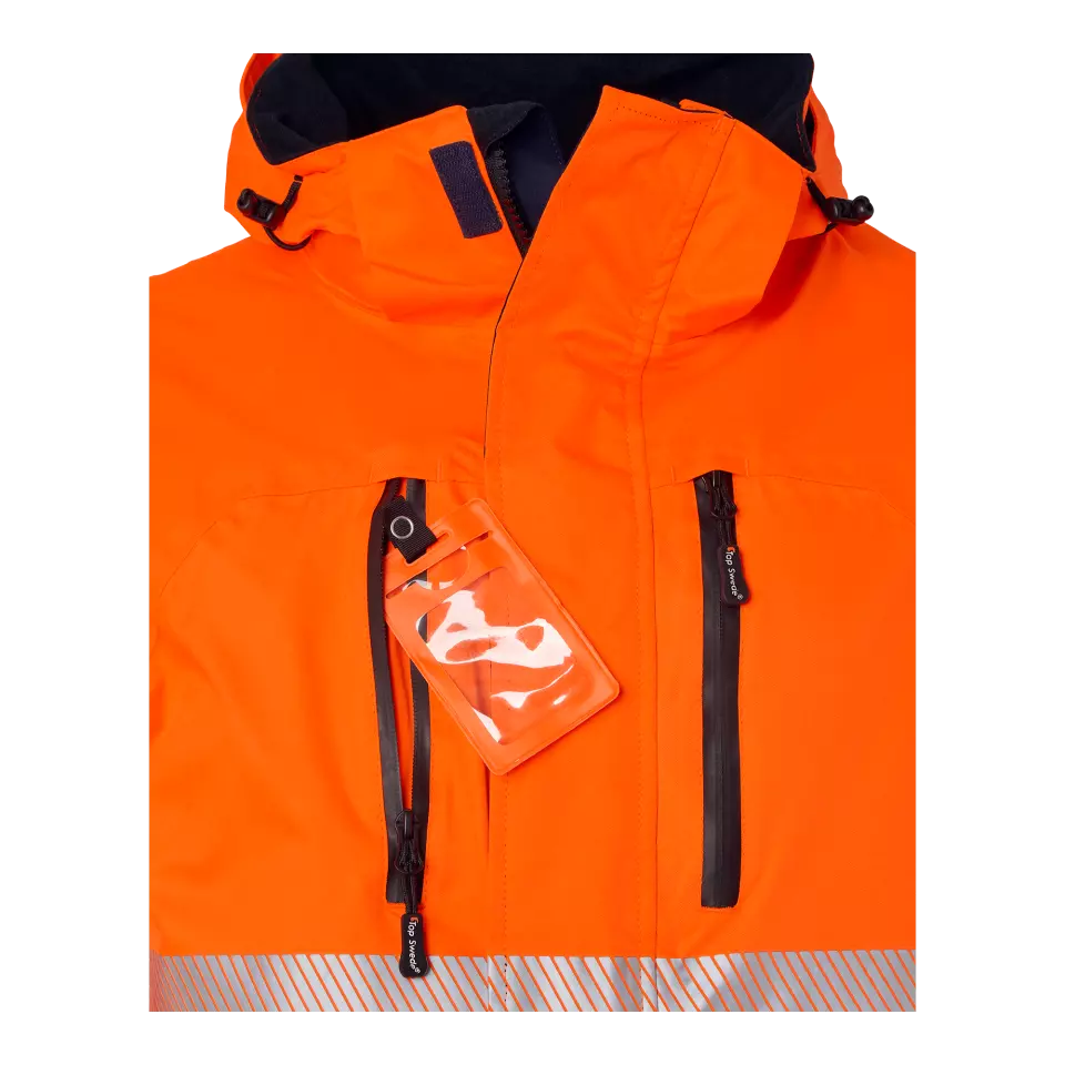 Top Swede 1000691991, Jacket Fluorescent, Orange/Navy, image 5, gallery thumbnail