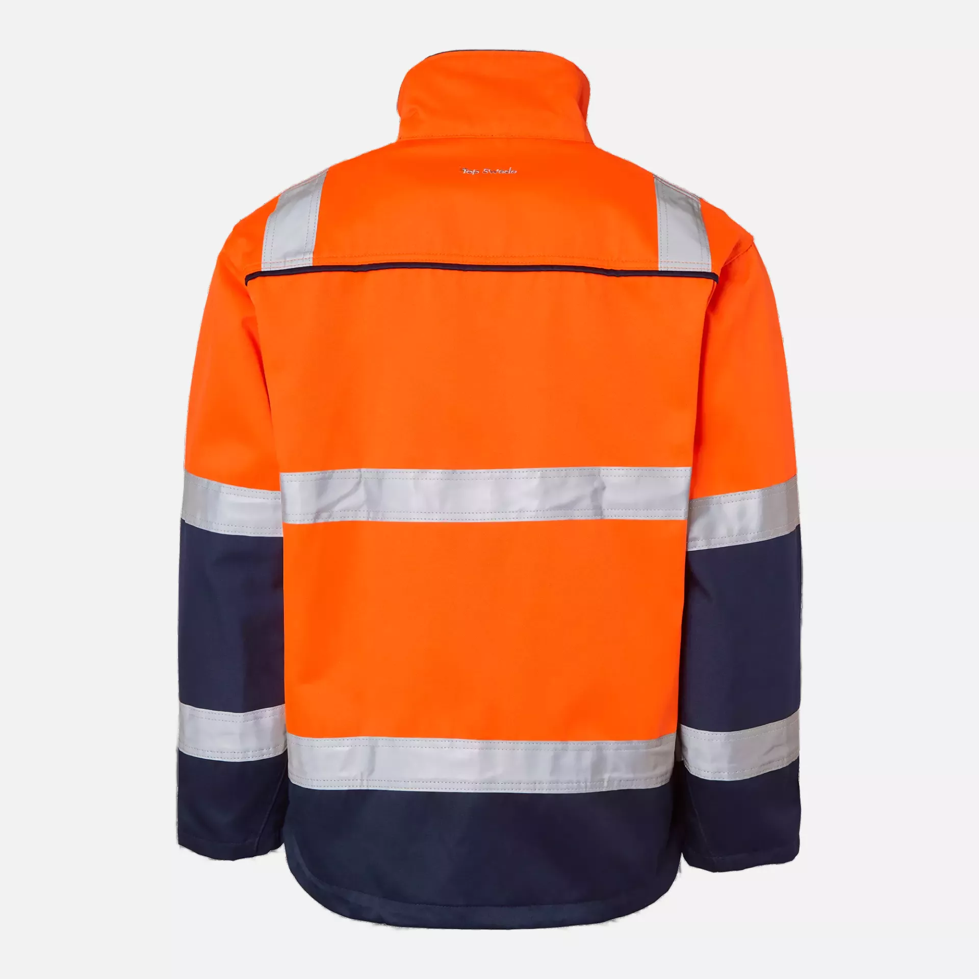 Top Swede 1000911991, High-Visibility Jacket, Orange/Navy, image 2