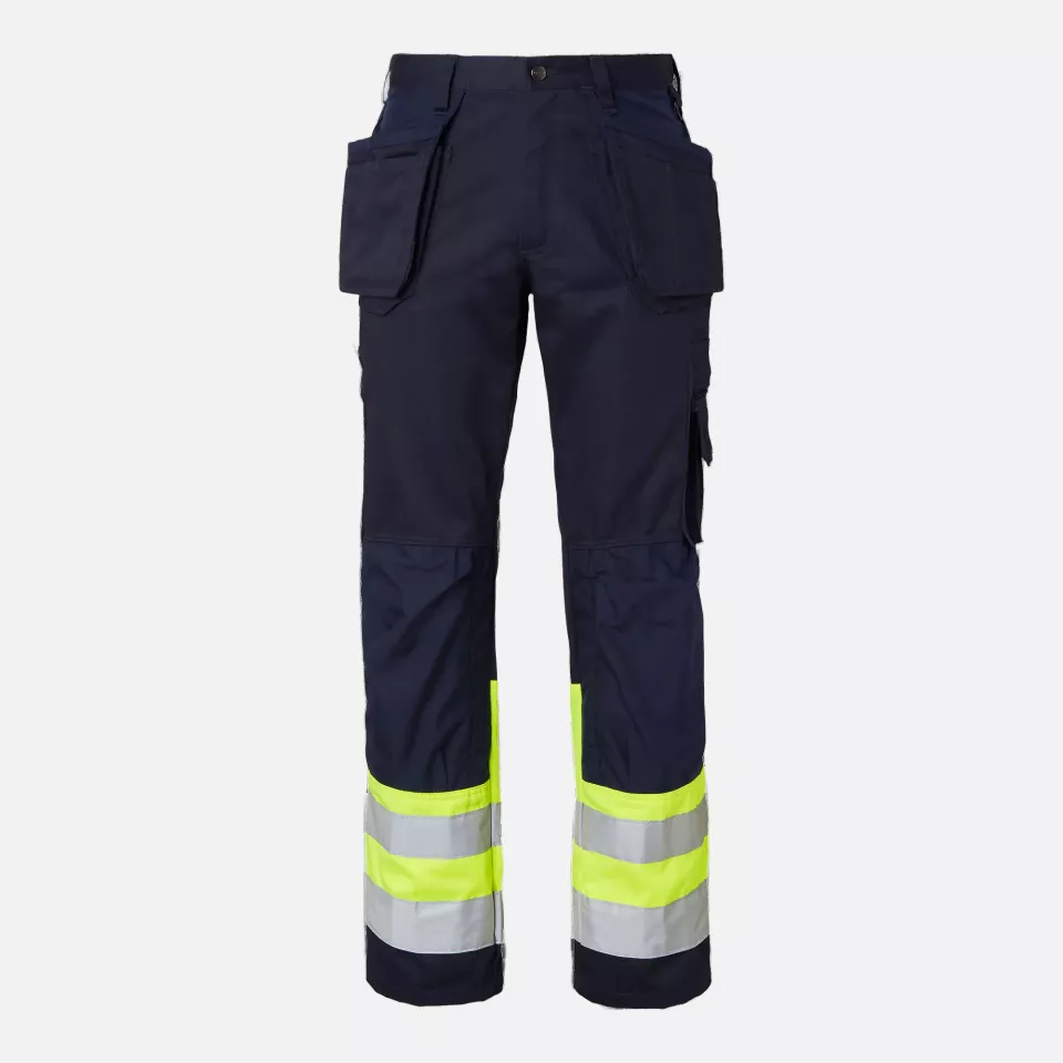Top Swede 1000825960, Warnschutz-Handwerkerhose, Marine/Warnschutzgelb, image 1, gallery thumbnail