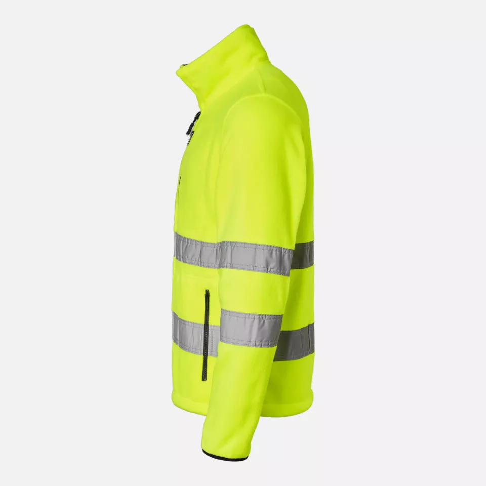 Top Swede 1000924712, High-Visibility Fleece Jacket, High Vis Yellow, image 4, gallery thumbnail