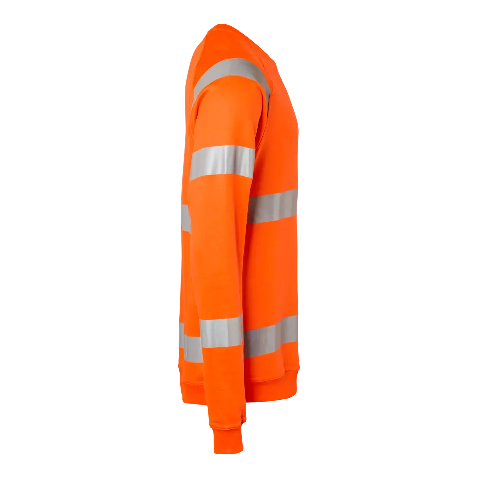 Top Swede 1000726811, High-Visibility Sweatshirt, High Vis Orange, image 3, gallery thumbnail