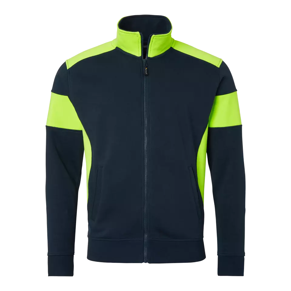 Top Swede 1000667960, Sweat Jacket, Navy/Yellow, image 1, gallery thumbnail