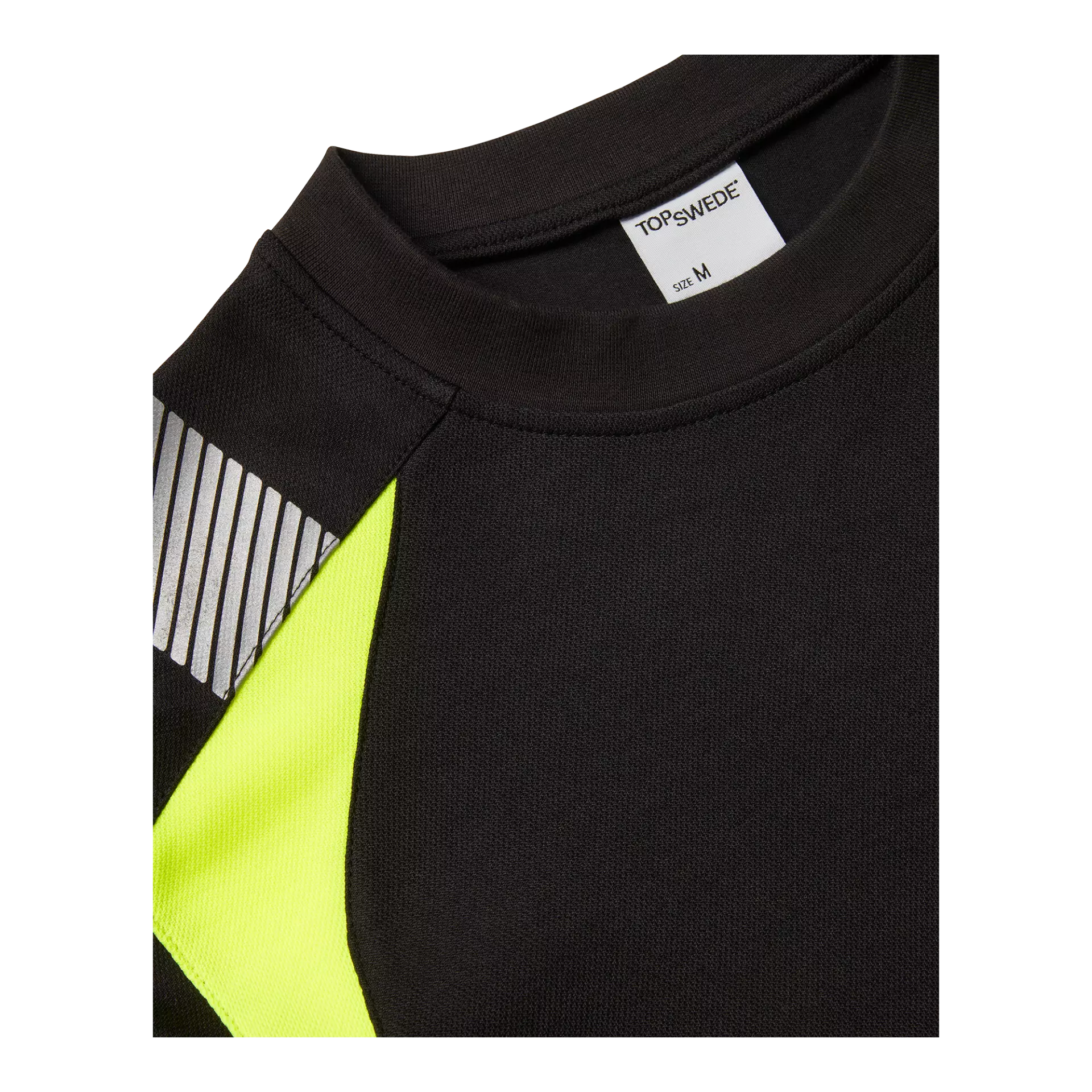 Top Swede 1001886914, 600 T-Shirt, Schwarz/Signalgelb, image 5