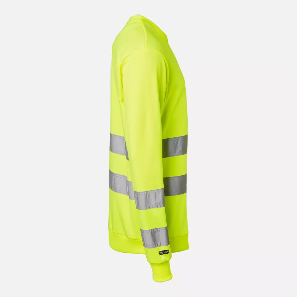 Top Swede 1000917712, High-Visibility Sweatshirt, High Vis Yellow, image 3, gallery thumbnail