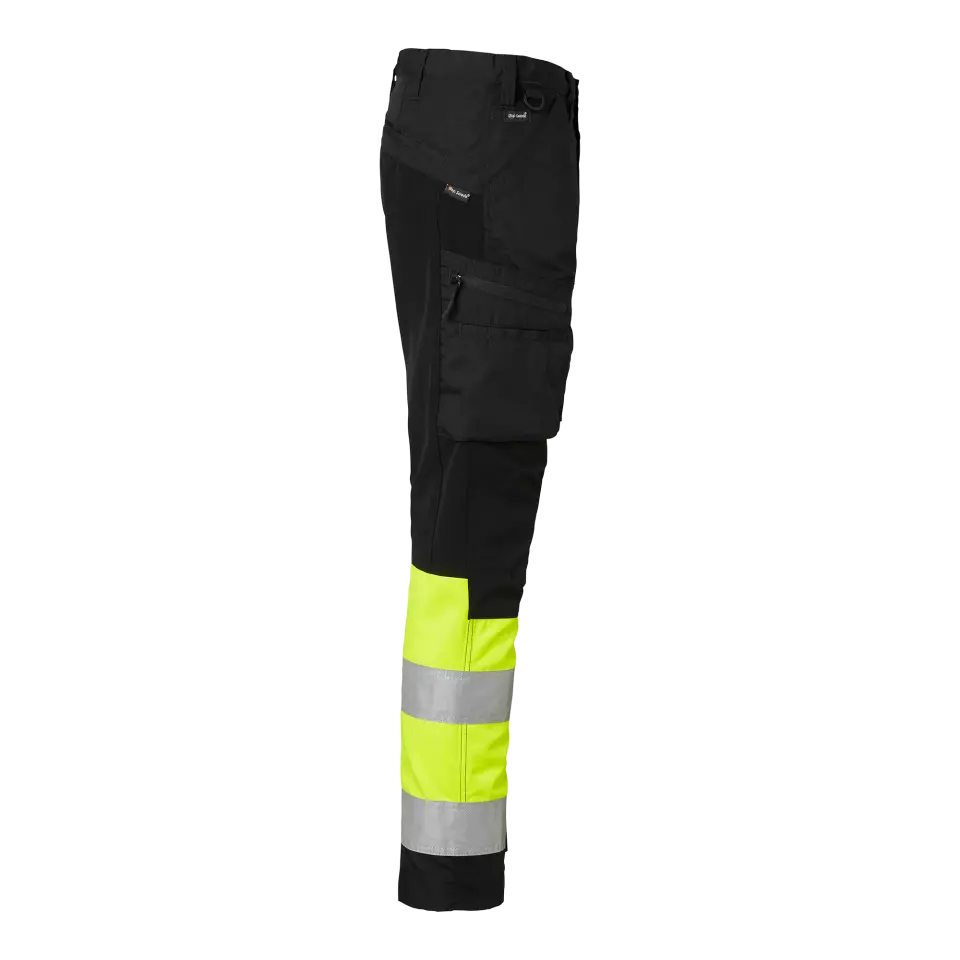 Top Swede 1000828914, Service Trousers High-Visibility, Black/High Vis Yellow, image 3, gallery thumbnail