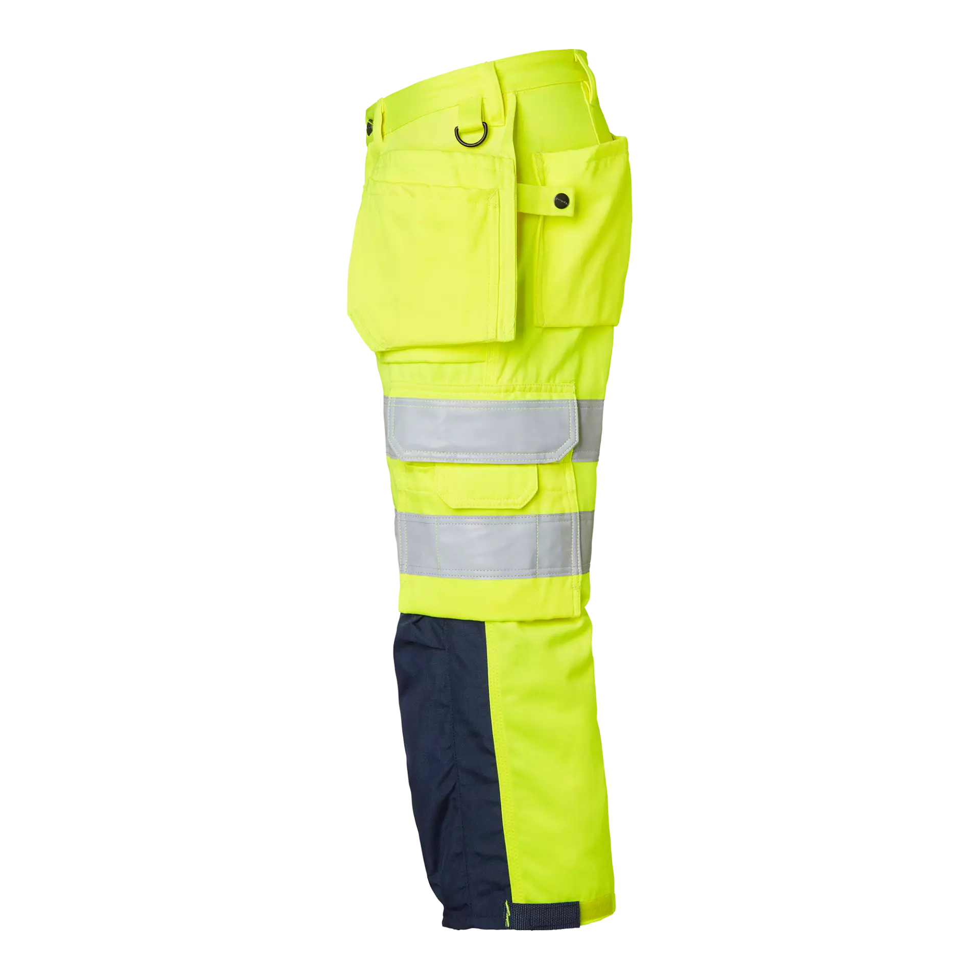 Top Swede 1000826983, Craftsmen 3/4 Trousers High-Visibility, High Vis Yellow/Navy, image 4