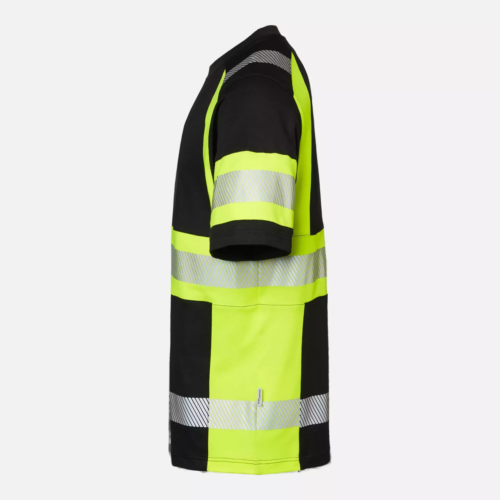 Top Swede 1001886914, 600 T-Shirt, Black/High Vis Yellow, image 4