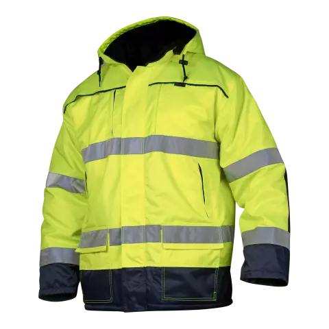 Top Swede Parka, High Vis Yellow/Navy