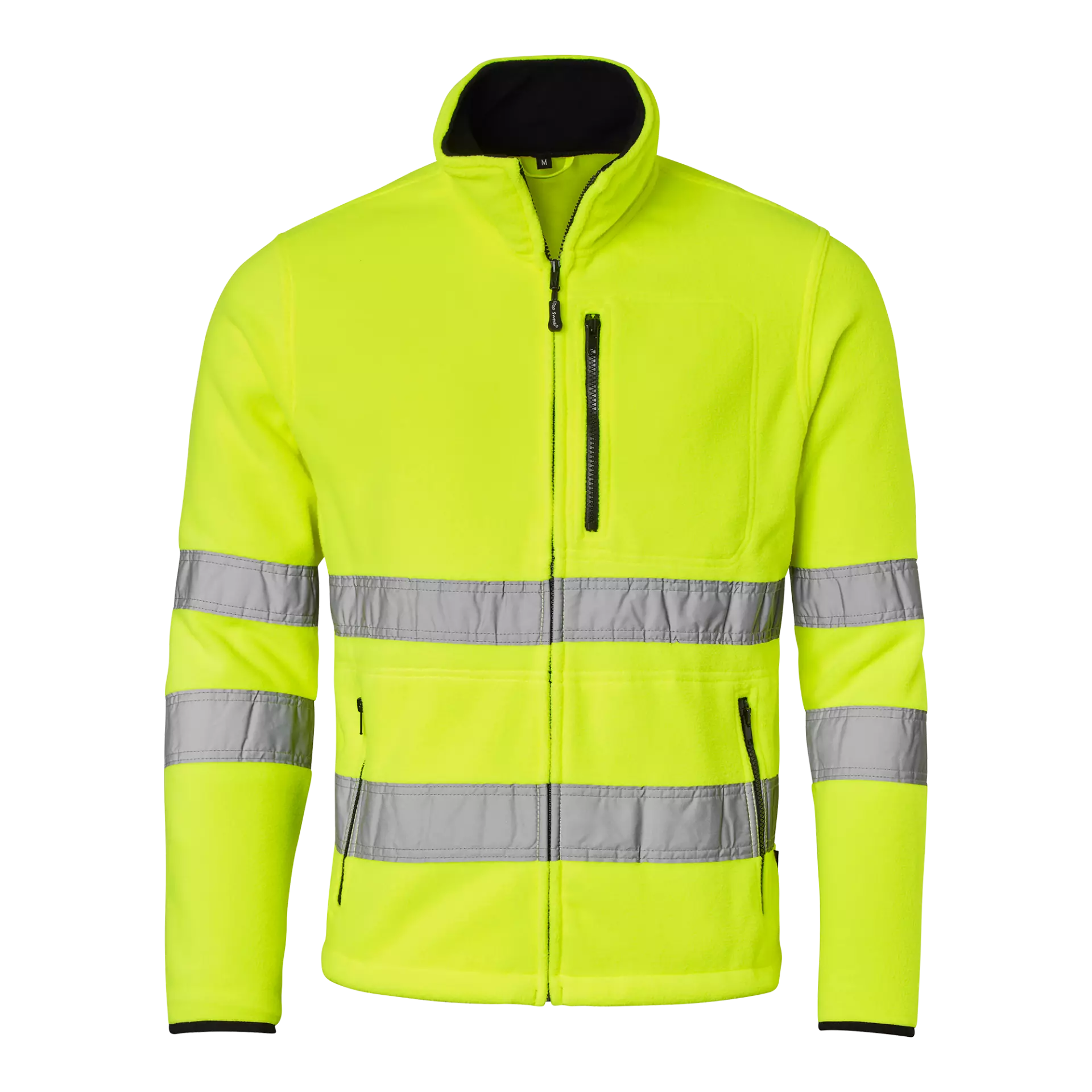 Top Swede 1000924712, High-Visibility Fleece Jacket, High Vis Yellow, image 1