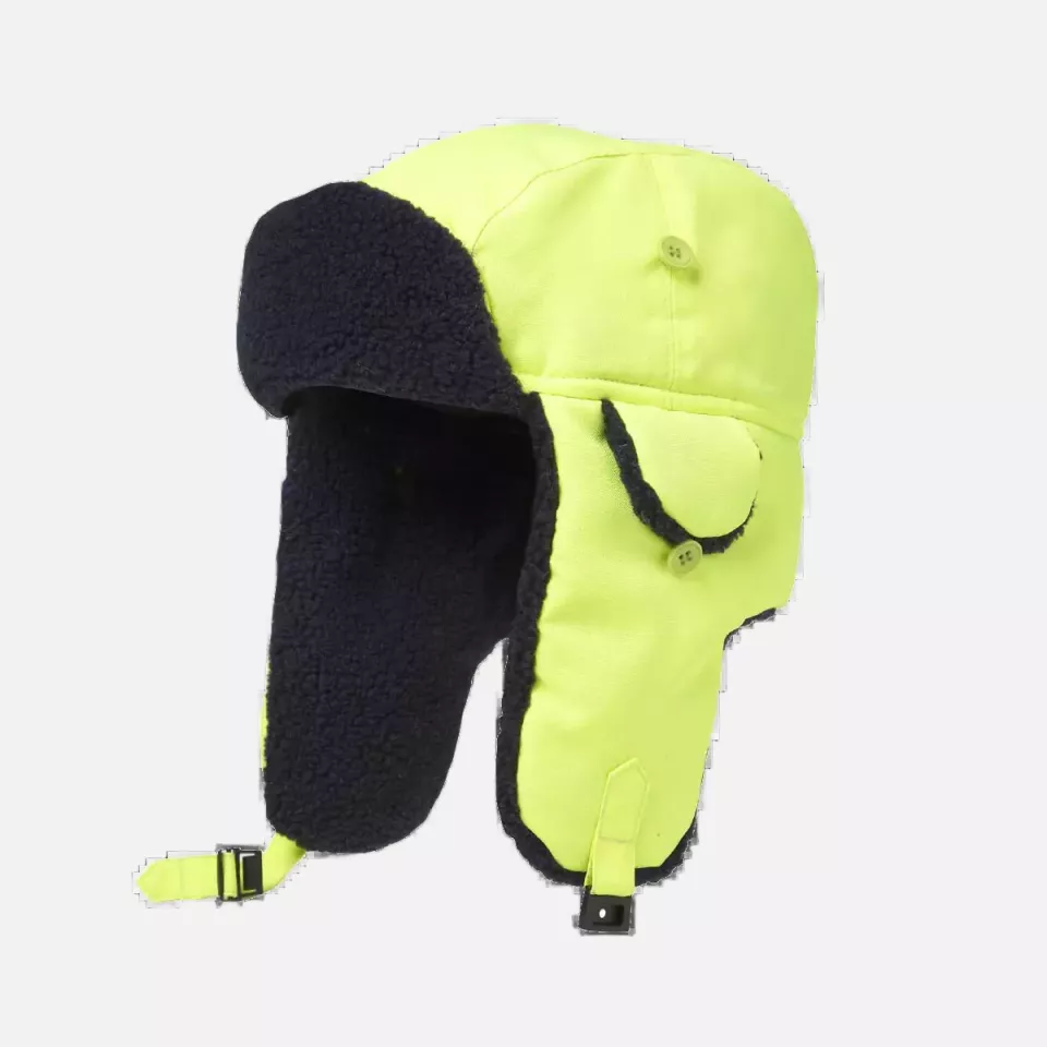 Top Swede 1001338712, M302 Scooter Hat, Fluorescent Yellow/Black, image 1, gallery thumbnail