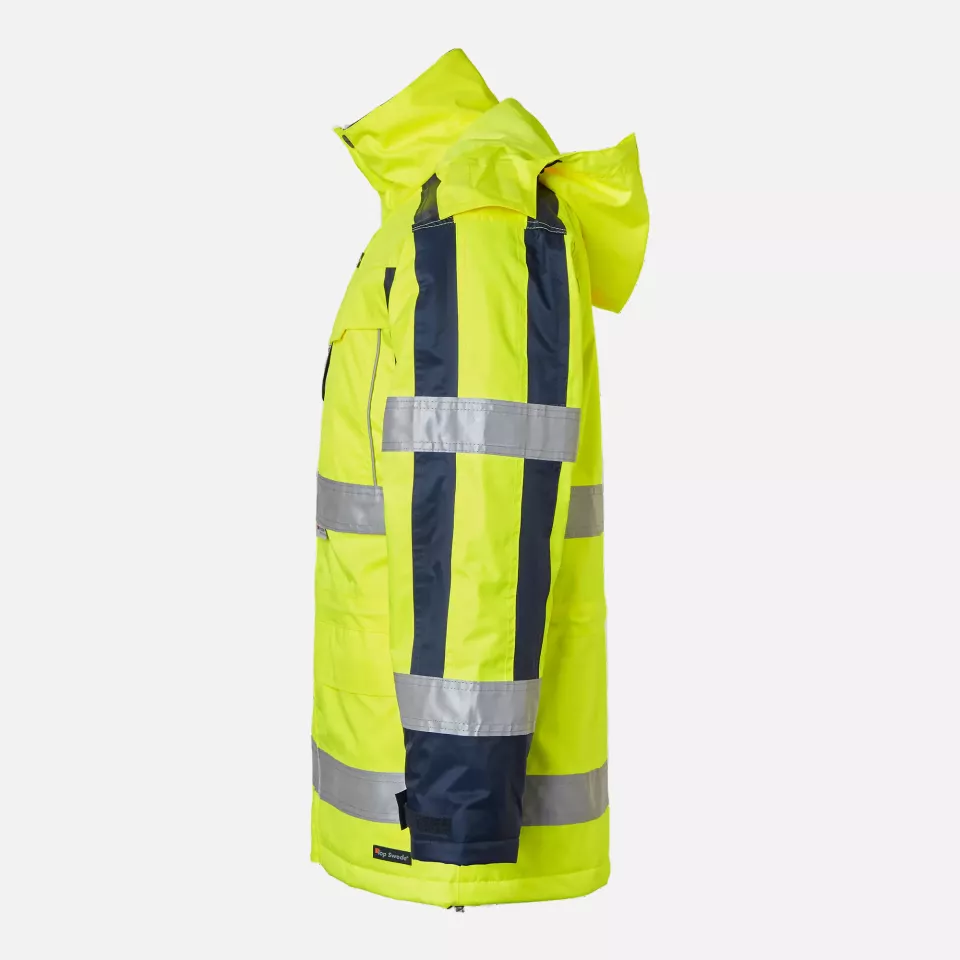 Top Swede 1000978983, Parka, Warnschutz-Gelb/Marineblau, image 4, gallery thumbnail