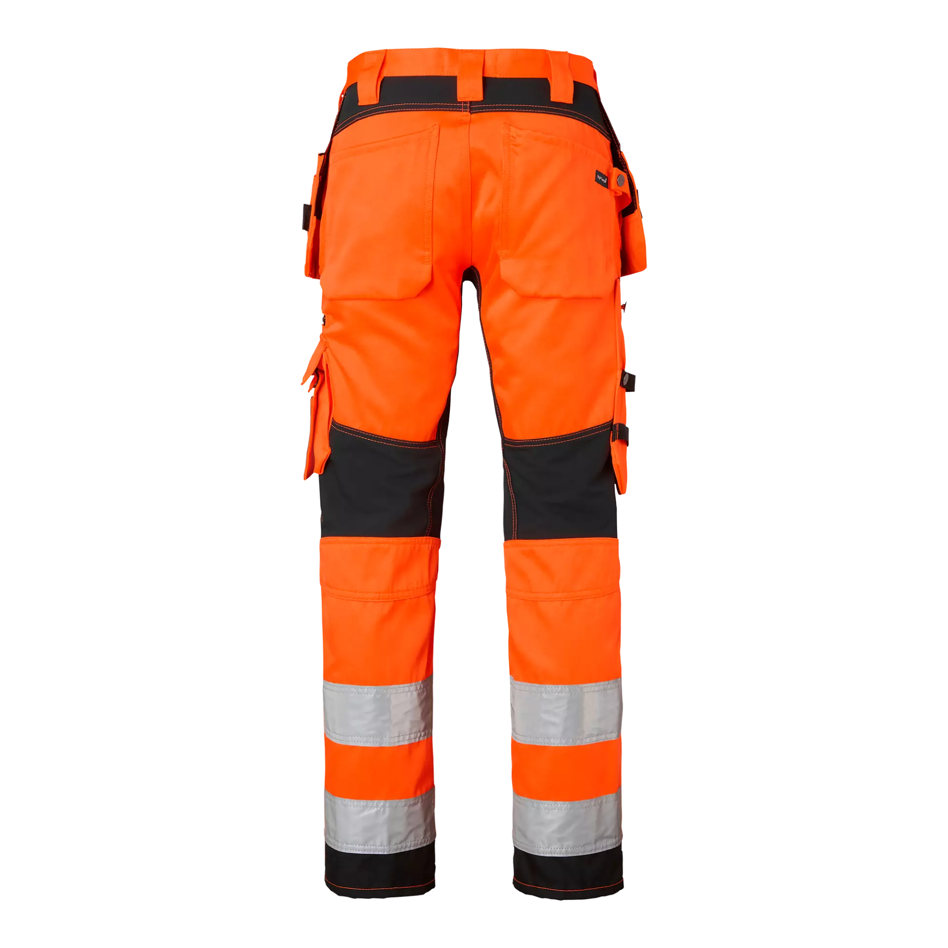 Top Swede 1000838990, Craftsmen Trousers High-Visibility, High Vis Orange/Black, image 2